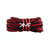Red & Black Blurred Lines Oval Shoelaces