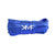 Blue Slim Glitter Flat Shoelaces
