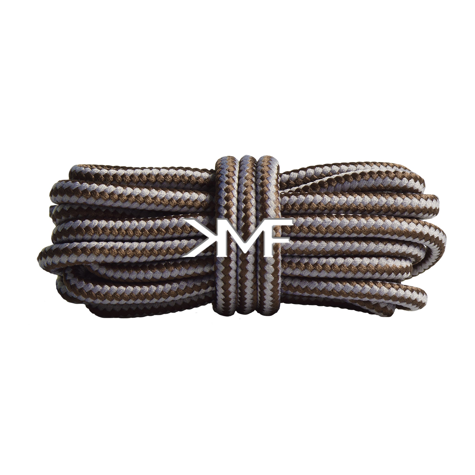 Brown & Fog Boot Rope Shoelaces