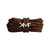 Brown & Black Classic Two-tone Round Shoelaces
