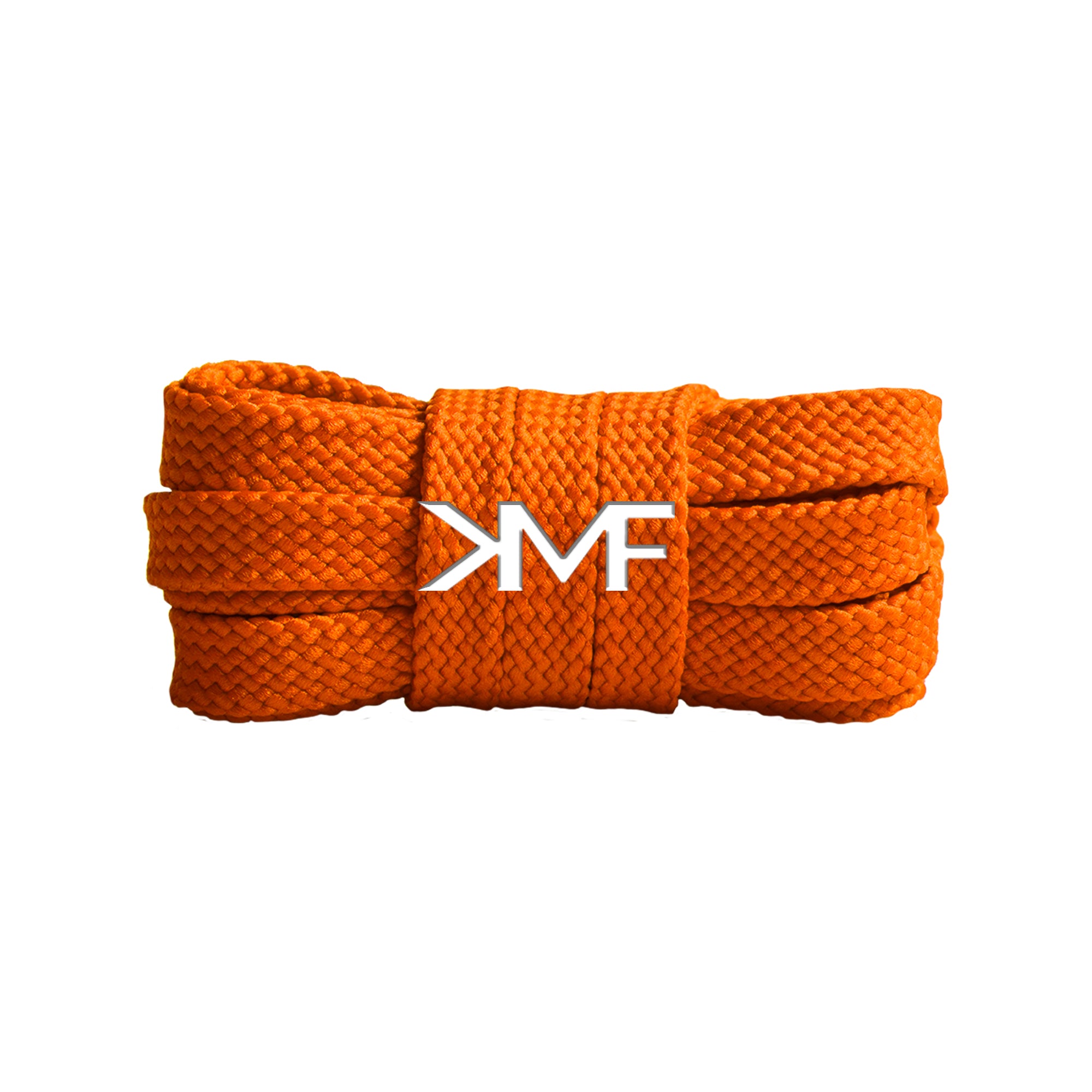 Burnt Orange Tread Flat Shoelaces