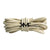 Cream Wax Thin Rope Shoelaces
