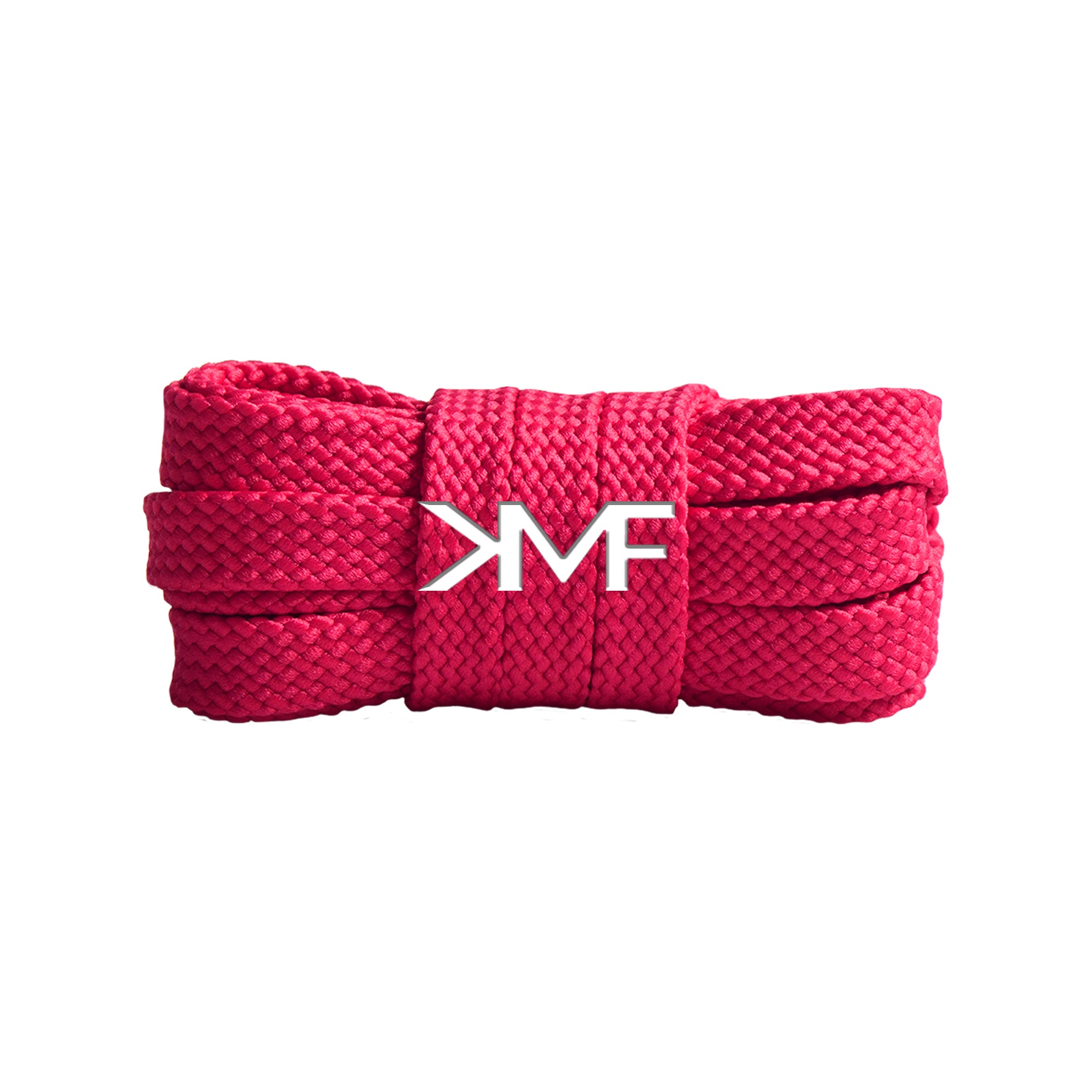 Fuchsia Tread Flat Shoelaces