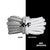 Grey Classic Reflective Rope Shoelaces