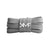 Grey Tread Flat Shoelaces