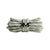 Grey & Yellow Classic Two-tone Round Shoelaces