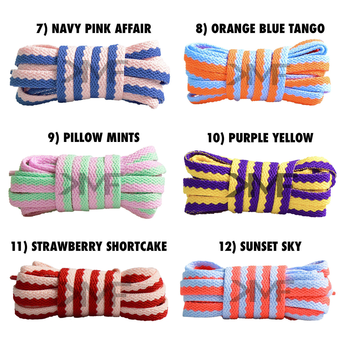 Dual Tone Flat Shoelaces