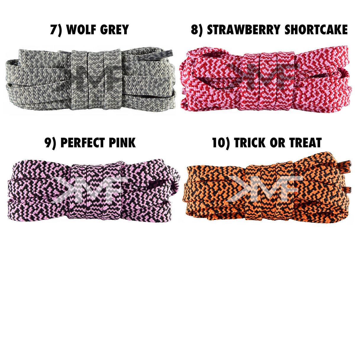 Flat Turing Multicolor Shoelaces