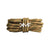 Western Bronze & Orange Classic Two-tone Round Shoelaces
