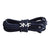 Navy Wax Thin Rope Shoelaces