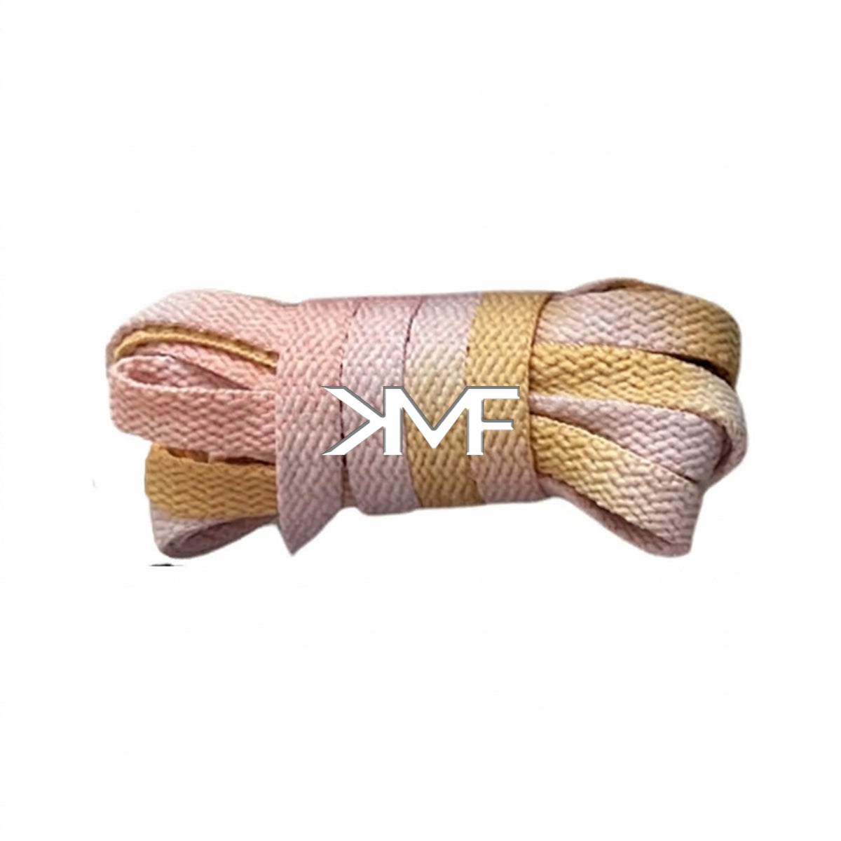 Flat Vintage Tie Dye Faded Shoelaces