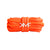 Neon Orange Tubular Soft Round Shoelaces