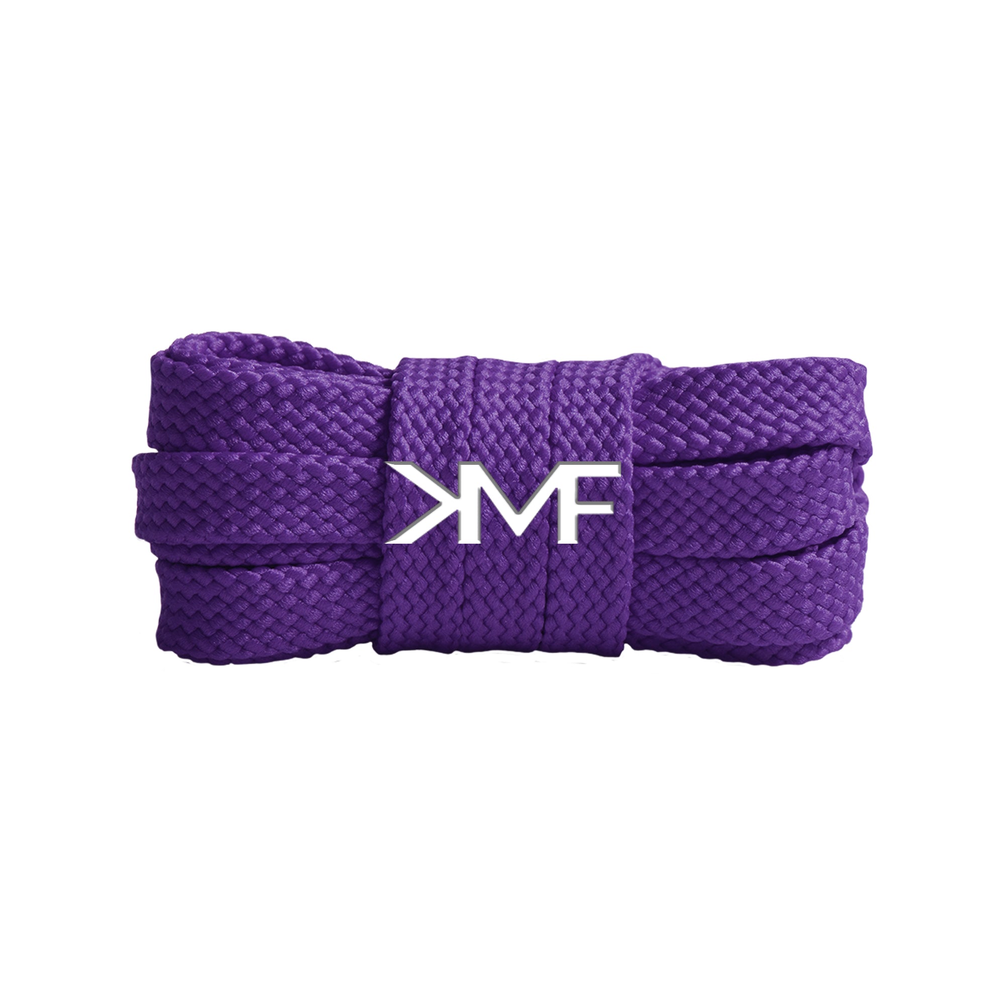 Purple Tread Flat Shoelaces