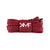 Black & Red Honeycomb Flat Shoelaces