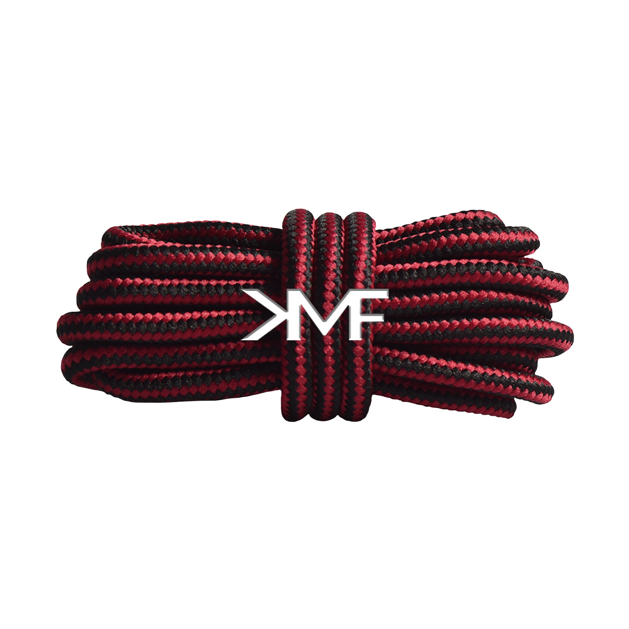 Red & Black Boot Rope Shoelaces