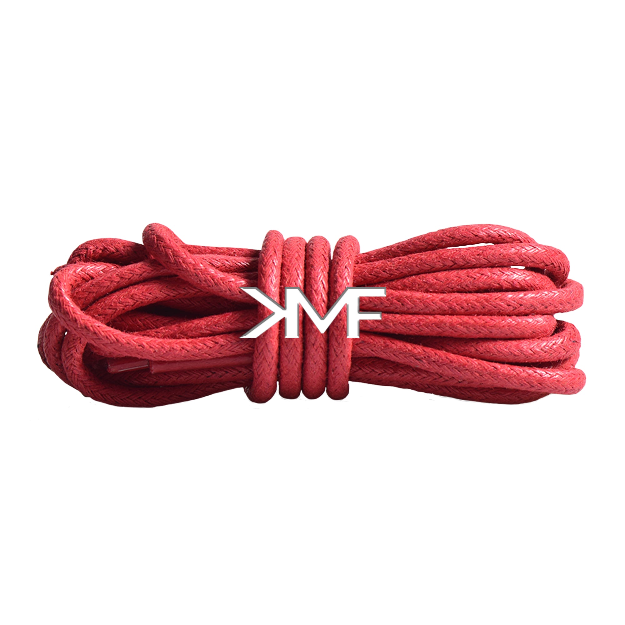 Red Wax Thin Rope Shoelaces