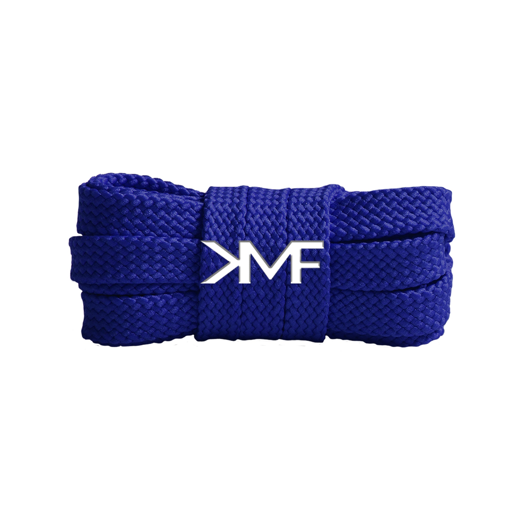 Royal Blue Tread Flat Shoelaces