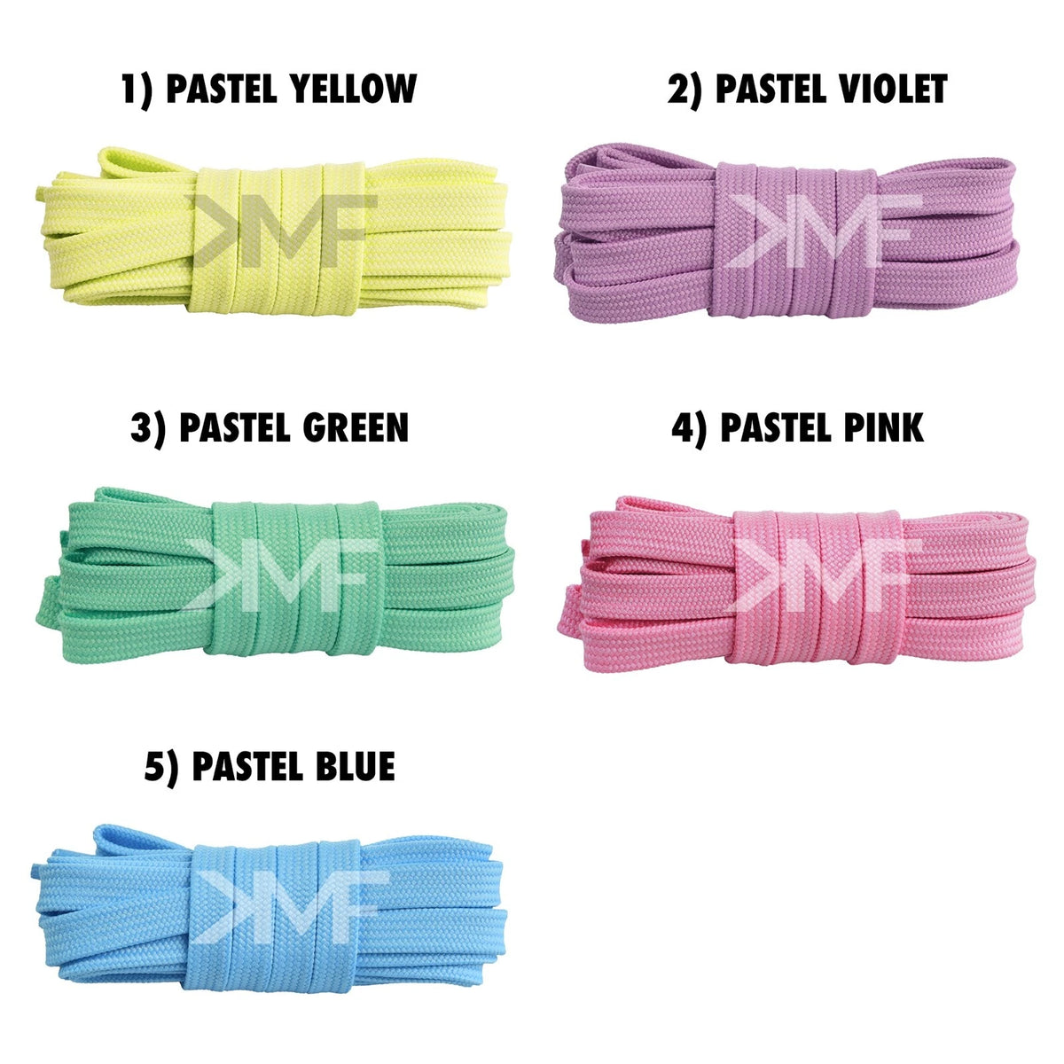 Pastel Shoelaces