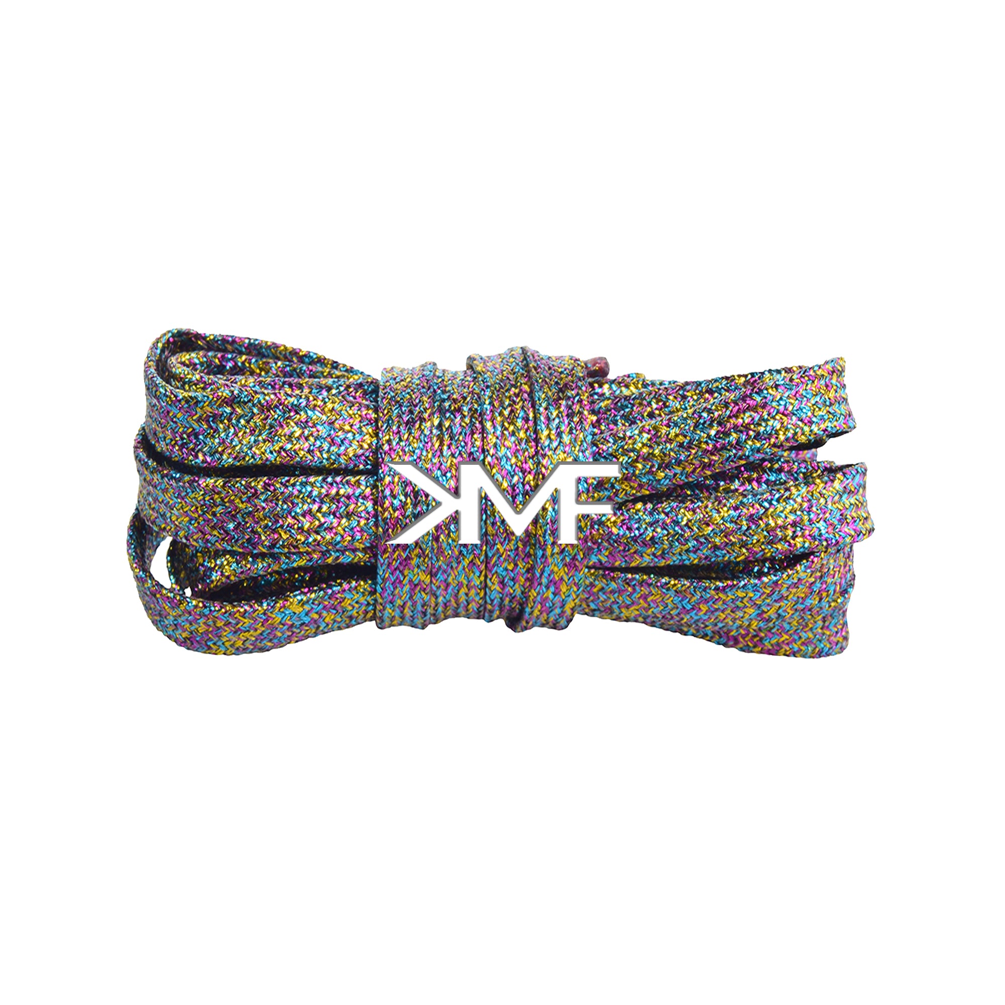 Tutti Frutti Slim Glitter Flat Shoelaces