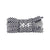 White & Black Honeycomb Flat Shoelaces