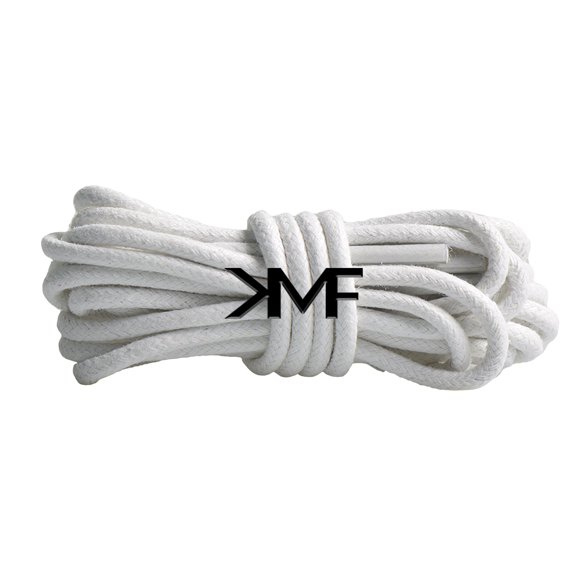 Aged White Wax Thin Rope Shoelaces