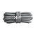 Grey & White Boot Rope Shoelaces