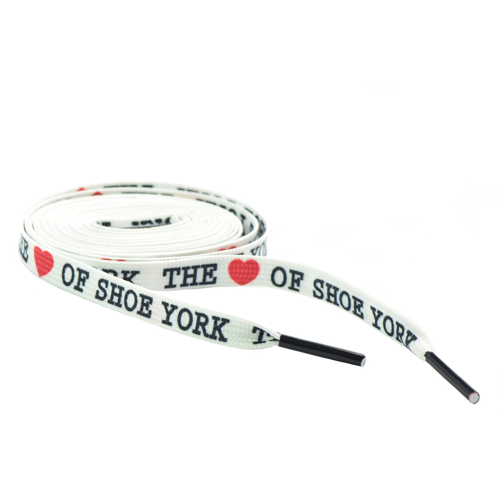 Limited Edition Heart Of Shoe York Flat Shoelaces