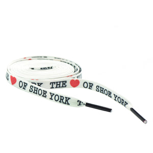 Limited Edition Heart Of Shoe York Flat Shoelaces