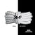 White Classic Reflective Rope Shoelaces