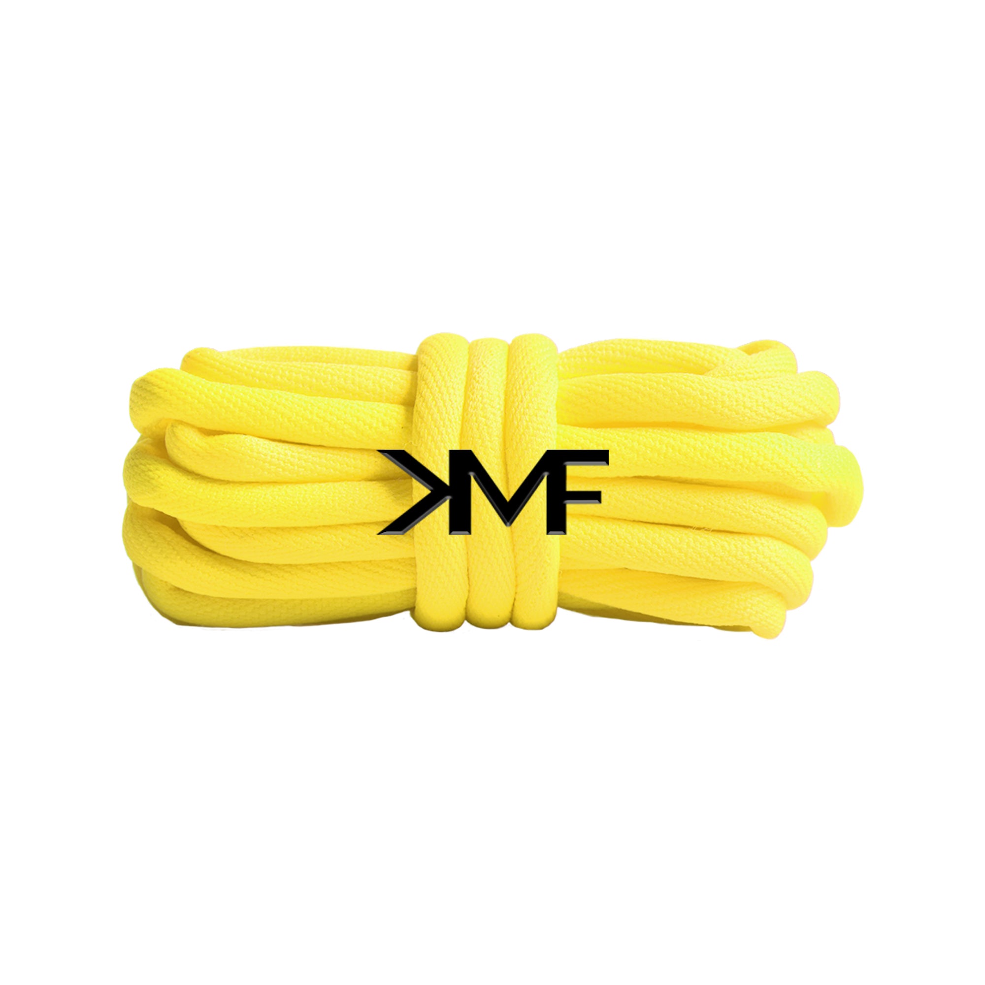 Yellow Tubular Soft Round Shoelaces